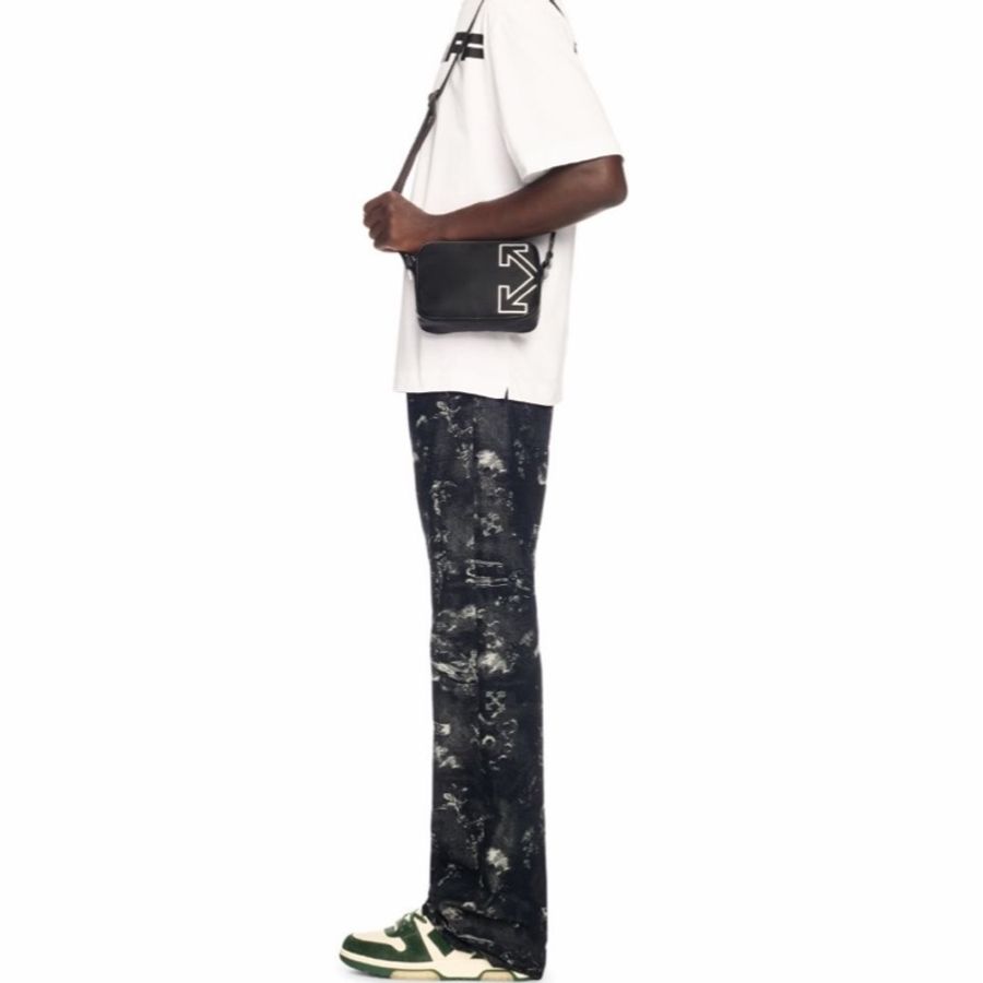 Off-White 男士 拉鍊單肩包均碼碼14cm*6cm*19cm-4