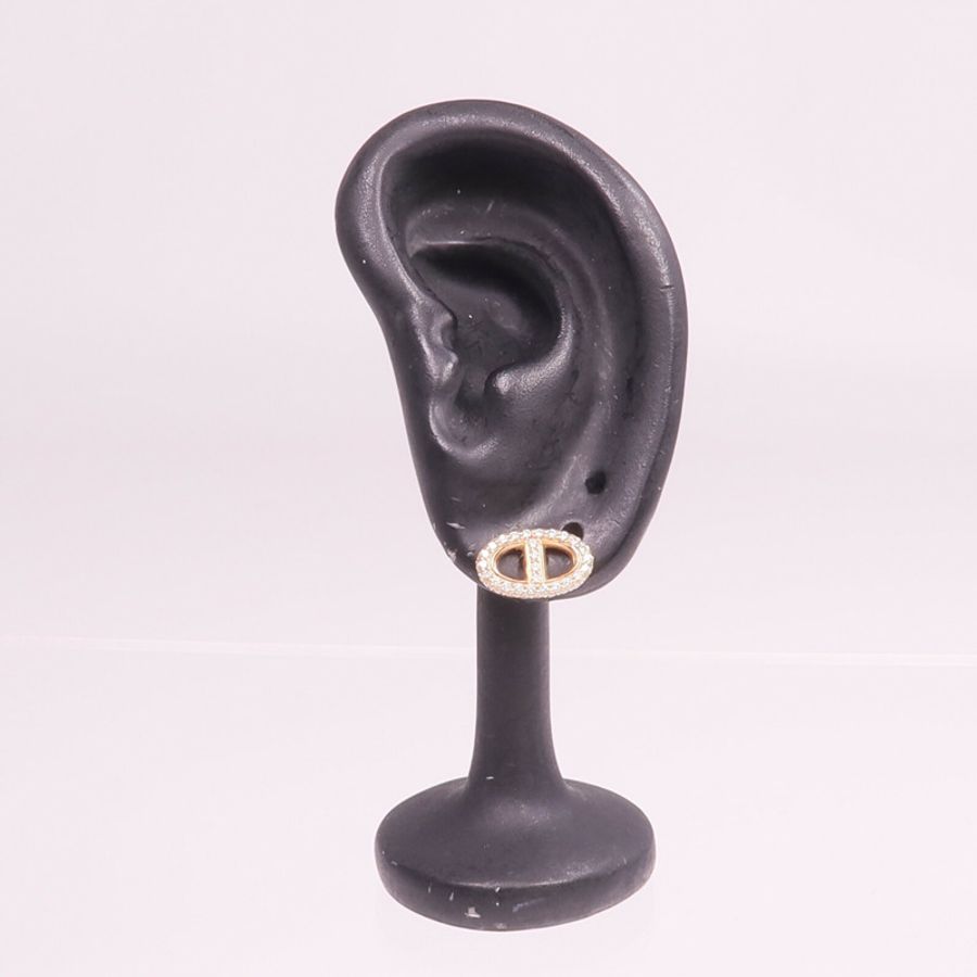 HERMES 18K玫瑰金Farandole Diamond Earrings鑽石耳環-7