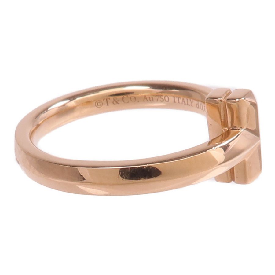 TIFFANY&CO 18K玫瑰金T1 Ring鑽石戒指-3
