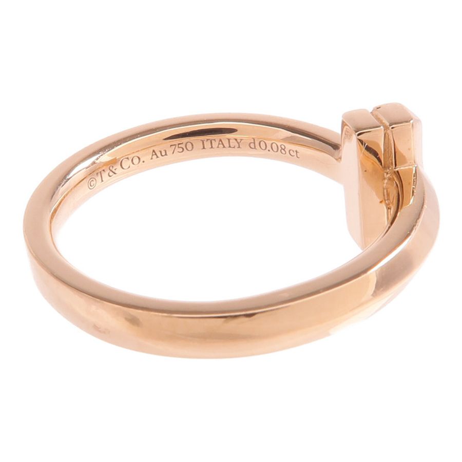 TIFFANY&CO 18K玫瑰金T1 Ring鑽石戒指-4
