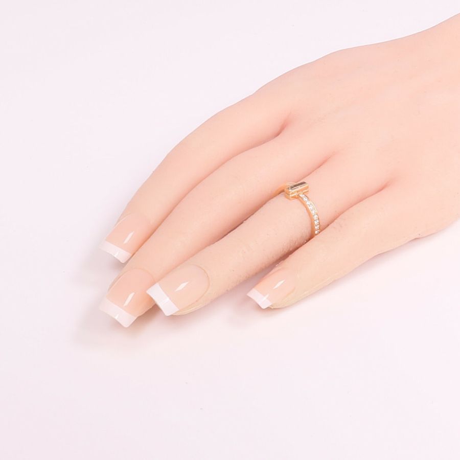 TIFFANY&CO 18K玫瑰金T1 Ring鑽石戒指-6