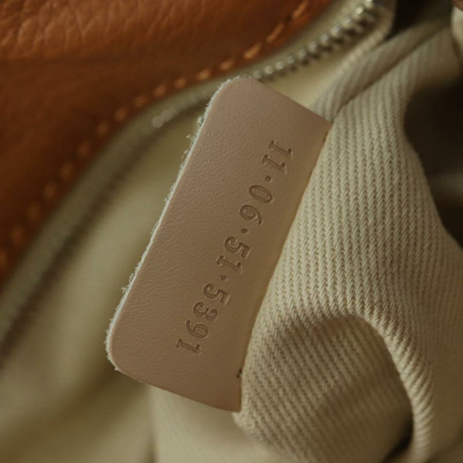 【日本直送】Chloe Paddington 手提包，棕色、金色、銀色皮革，正品 am11221SAM-10