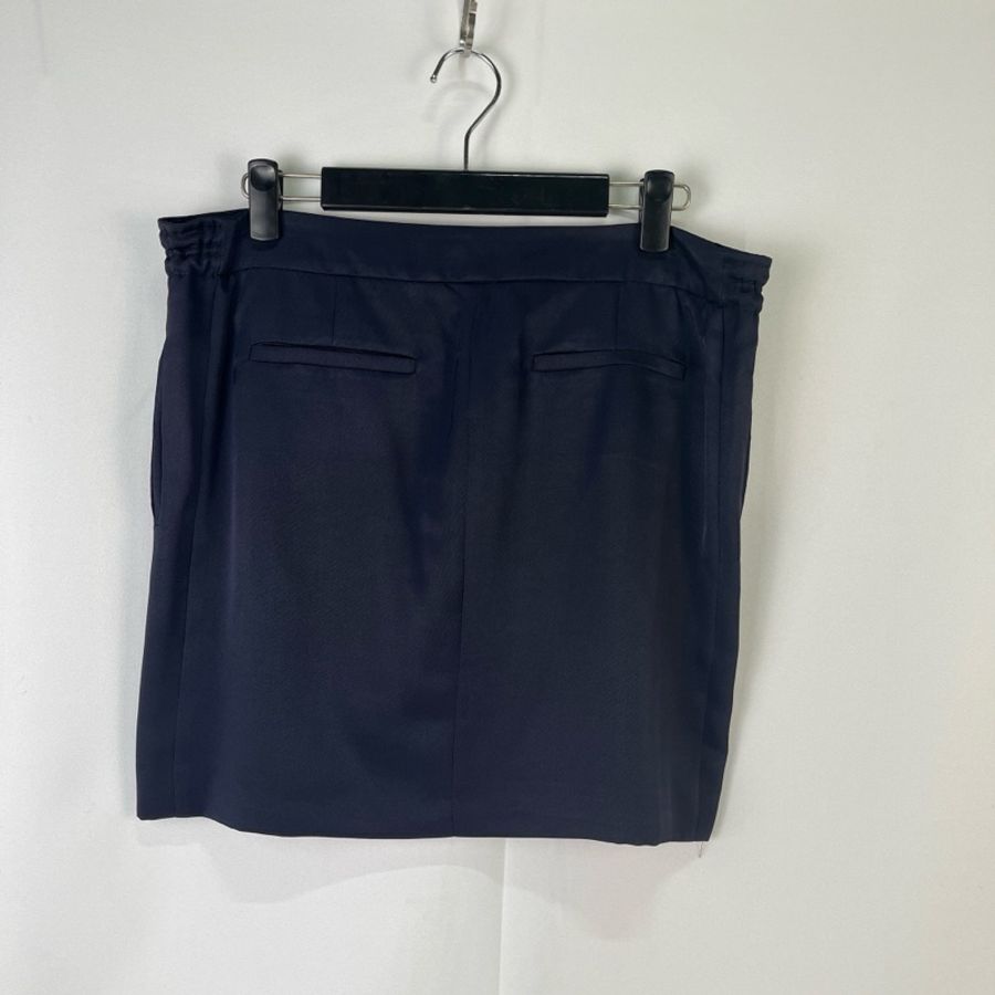 莉亞精品♡Gucci 深藍短裙38 二手-2
