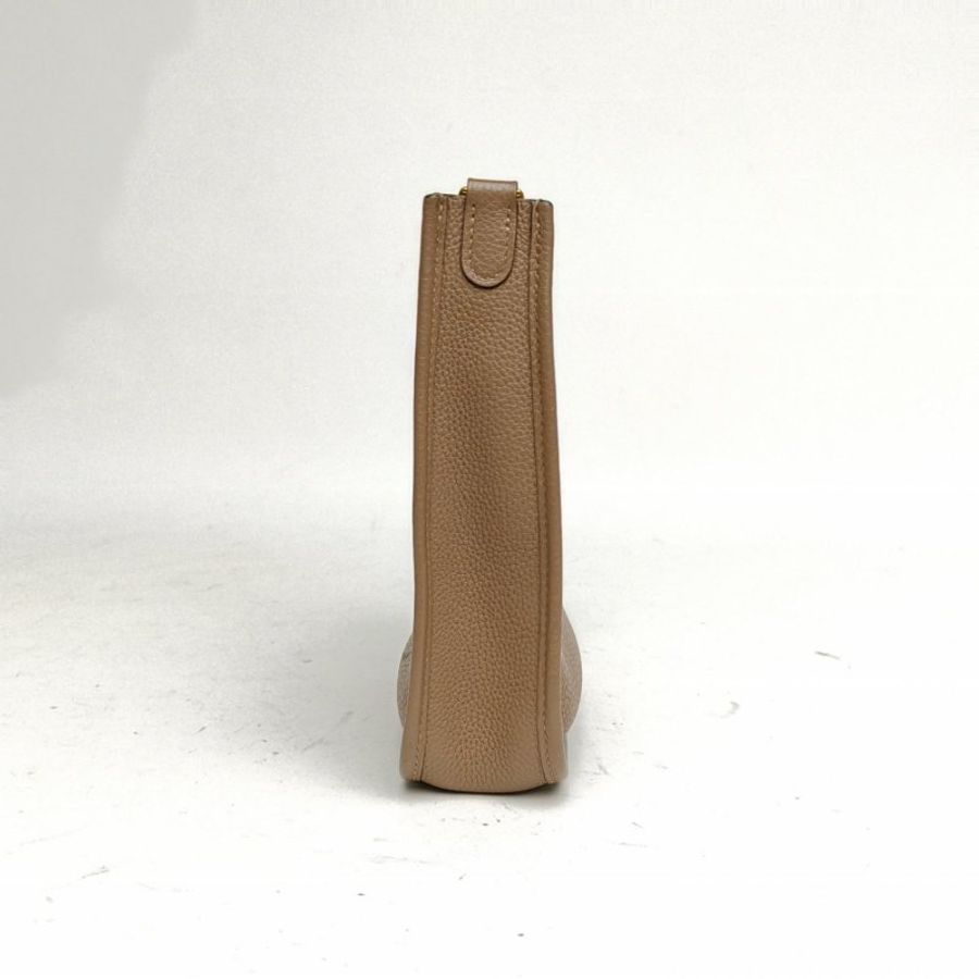 HERMES EvelyneMini16威瑪犬米色TC皮Z刻金扣肩背包-1