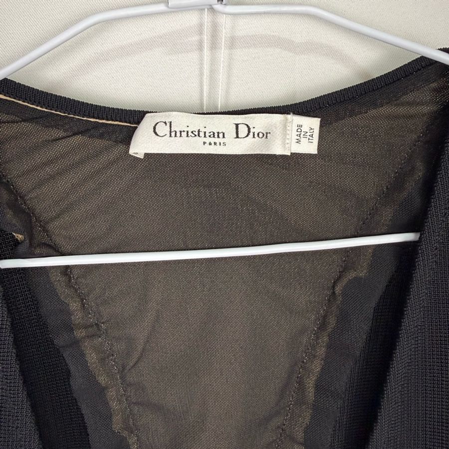 莉亞精品♡ Dior 黑色短版外套 尺碼42 二手-2