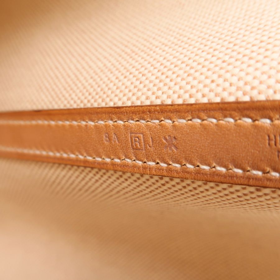 HERMES 帆布/Barenia皮革Garden Party PM手挽袋-6