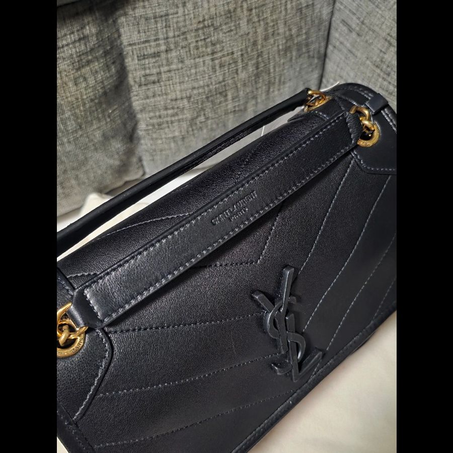 [全新] Saint Laurent YSL baby niki 羊皮 黑色-10