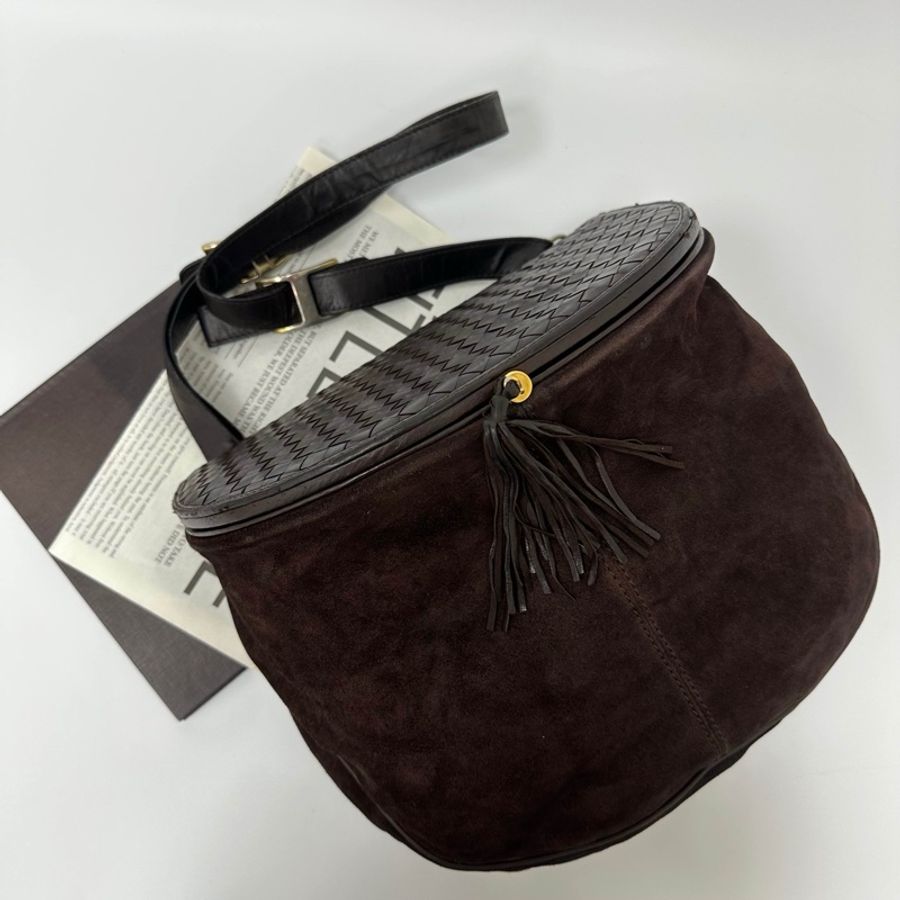 【赫蒂國際精品】BV 寶緹嘉 棕色手袋 vintage-0