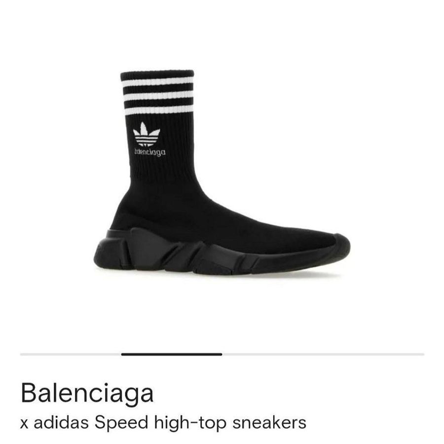💎Han's house精品服飾💎Balenciaga 聯名 ADIDAS 巴黎世家 TRAINERS 針織 襪套 球鞋 現貨41原價30000-5