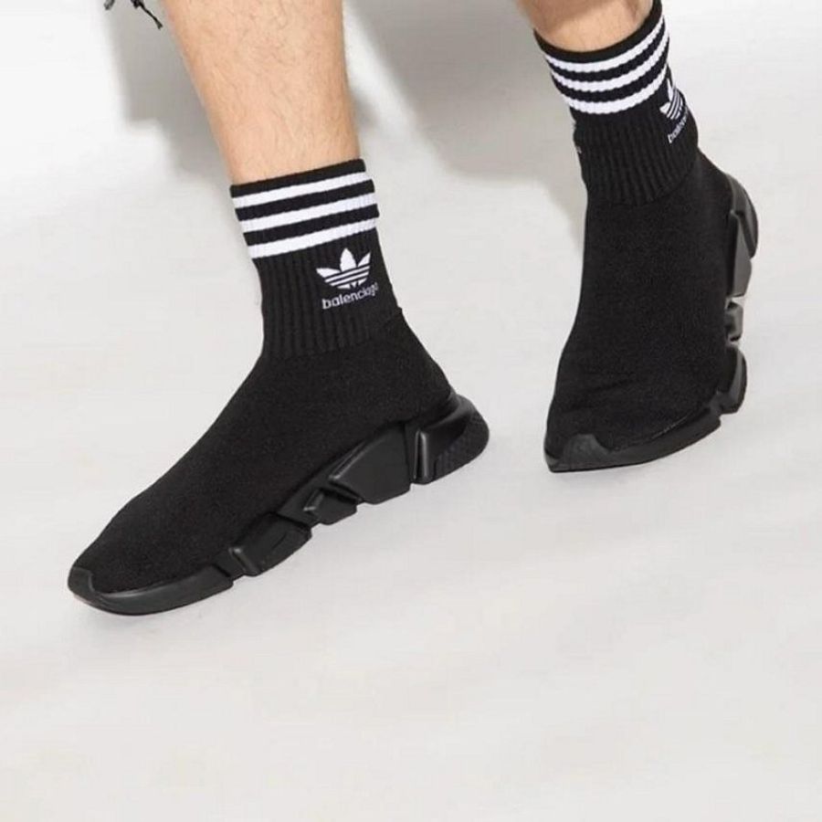 💎Han's house精品服飾💎Balenciaga 聯名 ADIDAS 巴黎世家 TRAINERS 針織 襪套 球鞋 現貨41原價30000-6