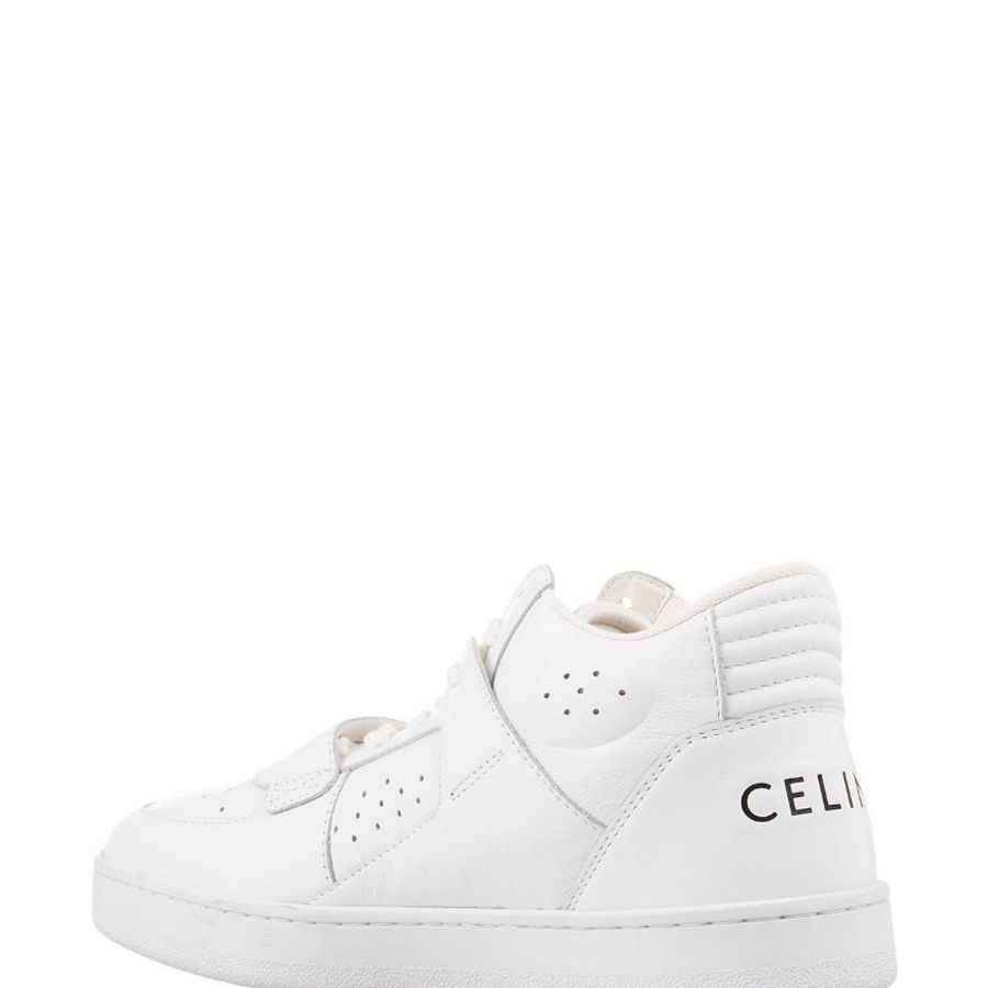 💎Han's house精品服飾💎CELINE CT-02 小牛皮 中筒 小白鞋 LISA同款 現貨 37 ~ 42 原價29500-5
