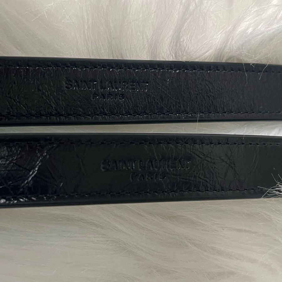 聖羅蘭YSL Niki Medium復古皮革包 中號 黑色-5