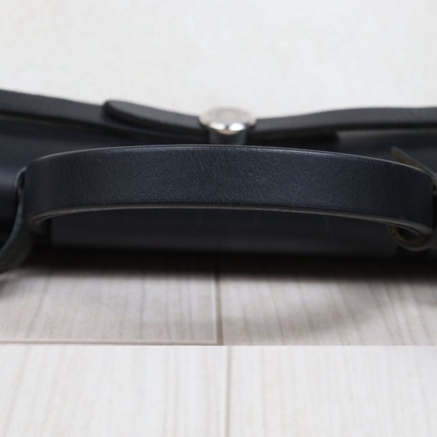 Hermes Herbag 31 黑色皮革 (附黑白替換袋)-5