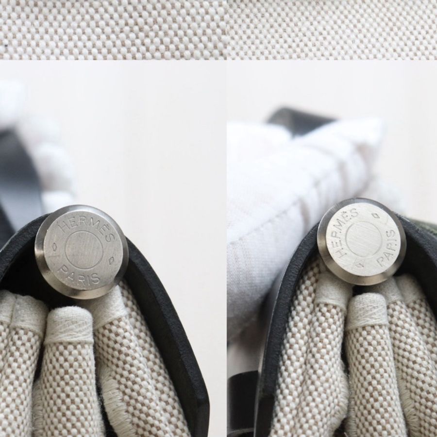 Hermes Herbag 31 黑色皮革 (附黑白替換袋)-16