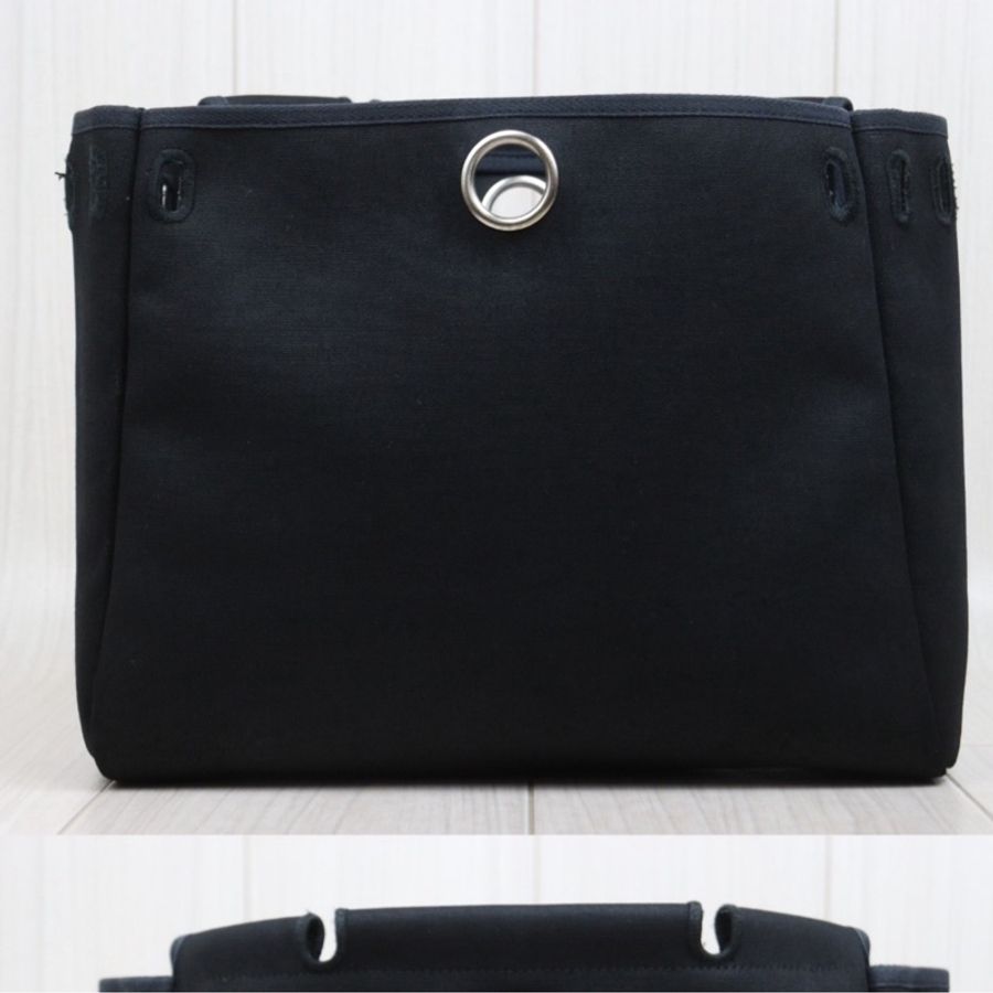 Hermes Herbag 31 黑色皮革 (附黑白替換袋)-17