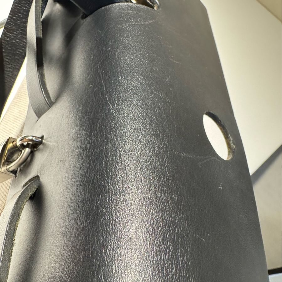Hermes Herbag 31 黑色皮革 (附黑白替換袋)-28