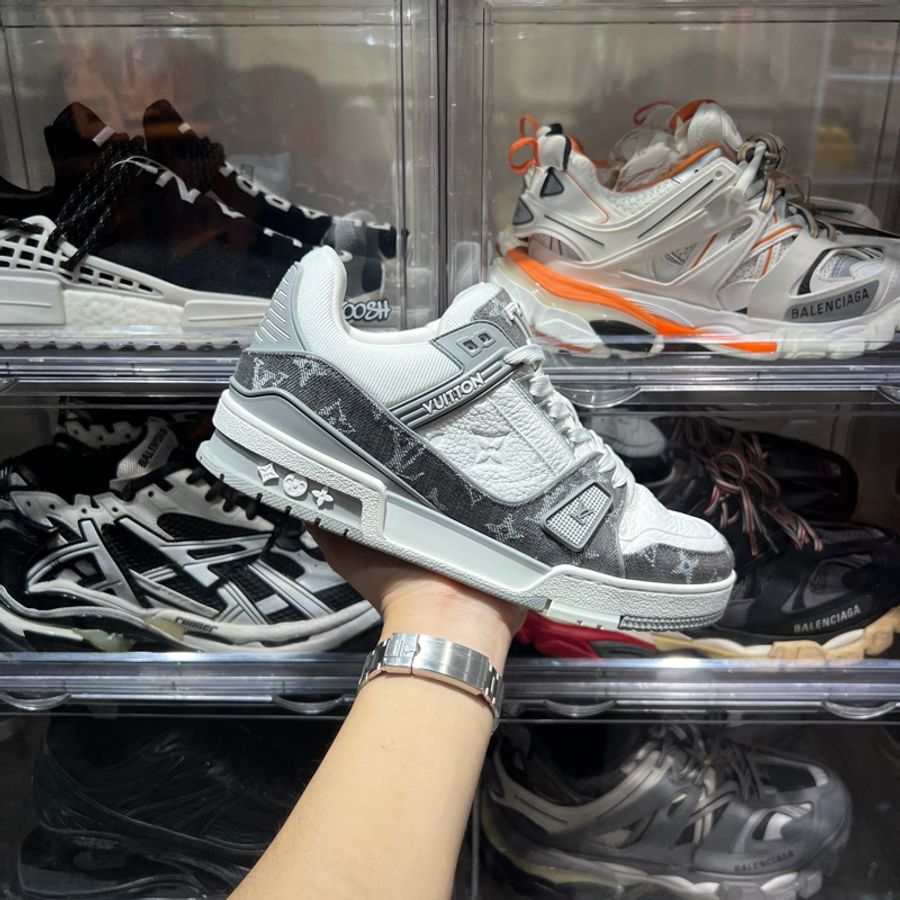 Lv trainer 新款灰白牛仔Uk6.5-0