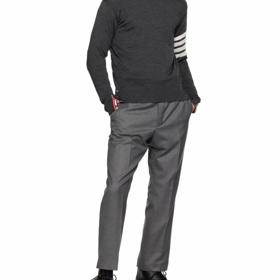 Thom Browne 男士 四條紋圓領套衫1 2 3 4 5碼-3