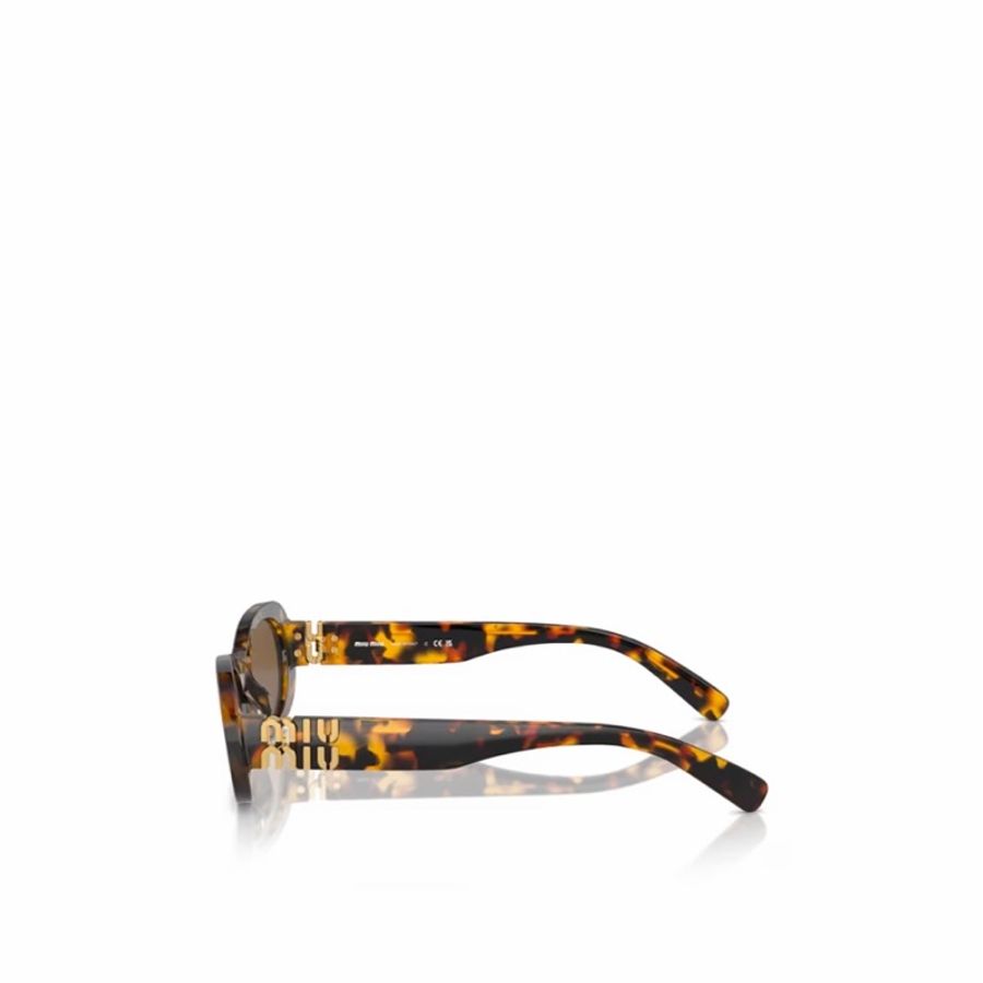 Miu Miu 女士 幾何太陽鏡50碼橋寬: 2cm; 鏡腿長: 14cm; 鏡片直徑: 5cm-2