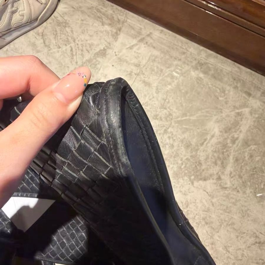 Bottega Veneta bv編織公文包|經典黑色 🈚肩帶-12