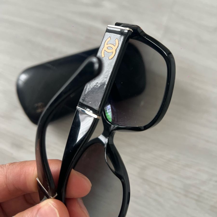 Chanel 5230Q 太陽眼鏡(大框方形系列) 小臉神器 割愛6580 正常使用痕跡 有盒 這個現在有的話新款都要20,000起跳了-12