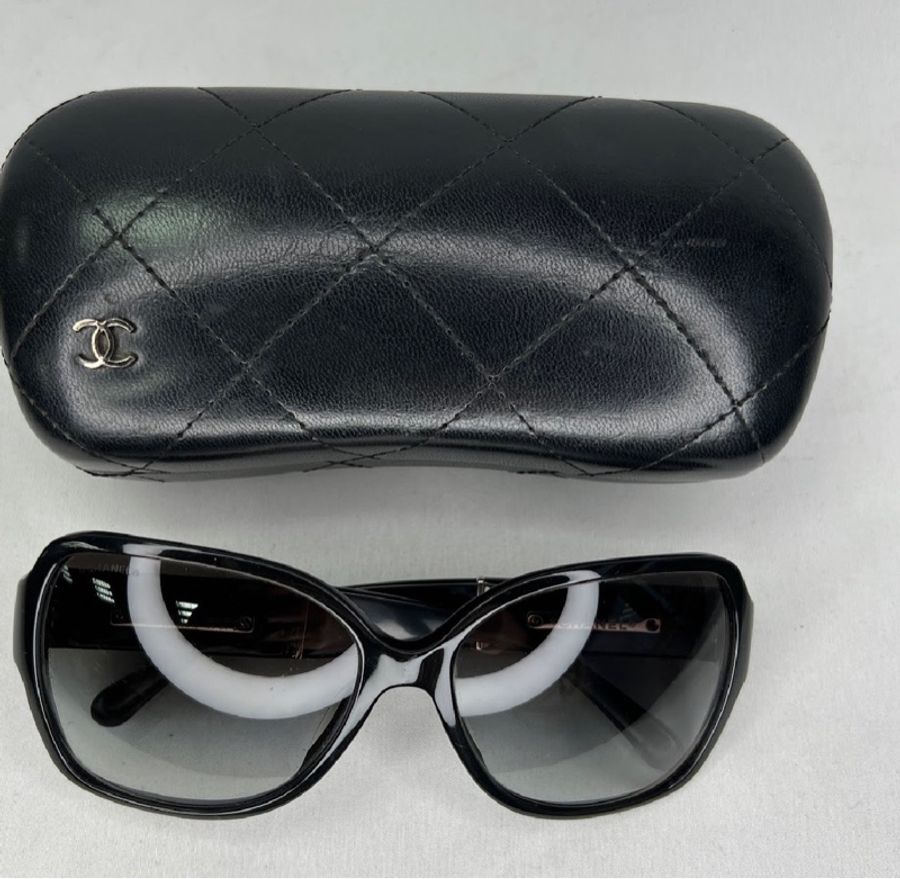 Chanel 5230Q 太陽眼鏡(大框方形系列) 小臉神器 割愛 正常使用痕跡 有盒 這個現在有的話新款都要20,000起跳了-22