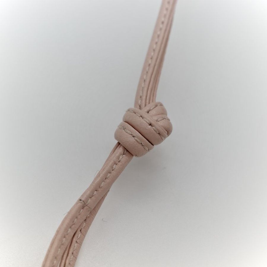Bottega Veneta 寶緹嘉 粉色 編織 牛皮 斜挎包-10