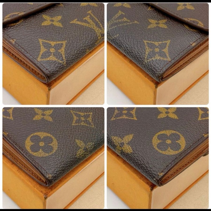 美品/日本二手/LV長夾/內有拉鏈零錢袋/序號TH1928-8