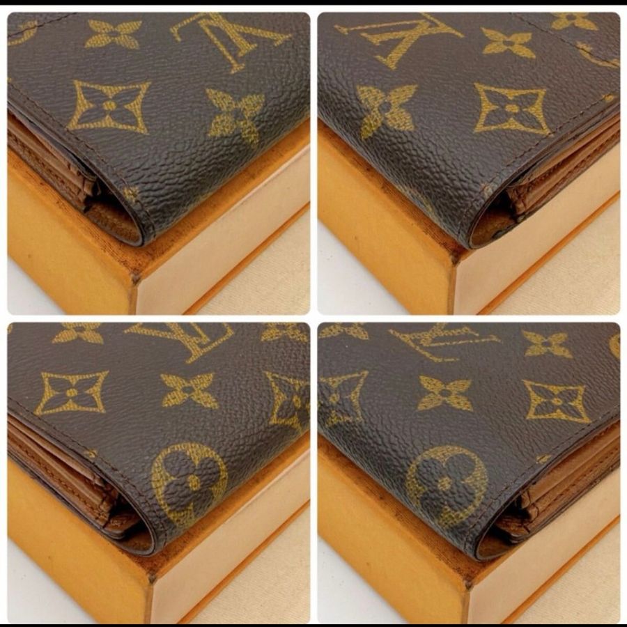 美品/日本二手/LV長夾/內有拉鏈零錢袋/序號TH1928-9