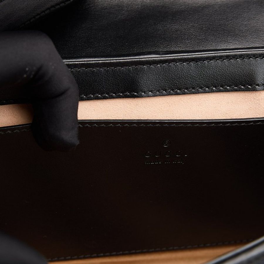 二手Gucci Marmont 22黑銀-23