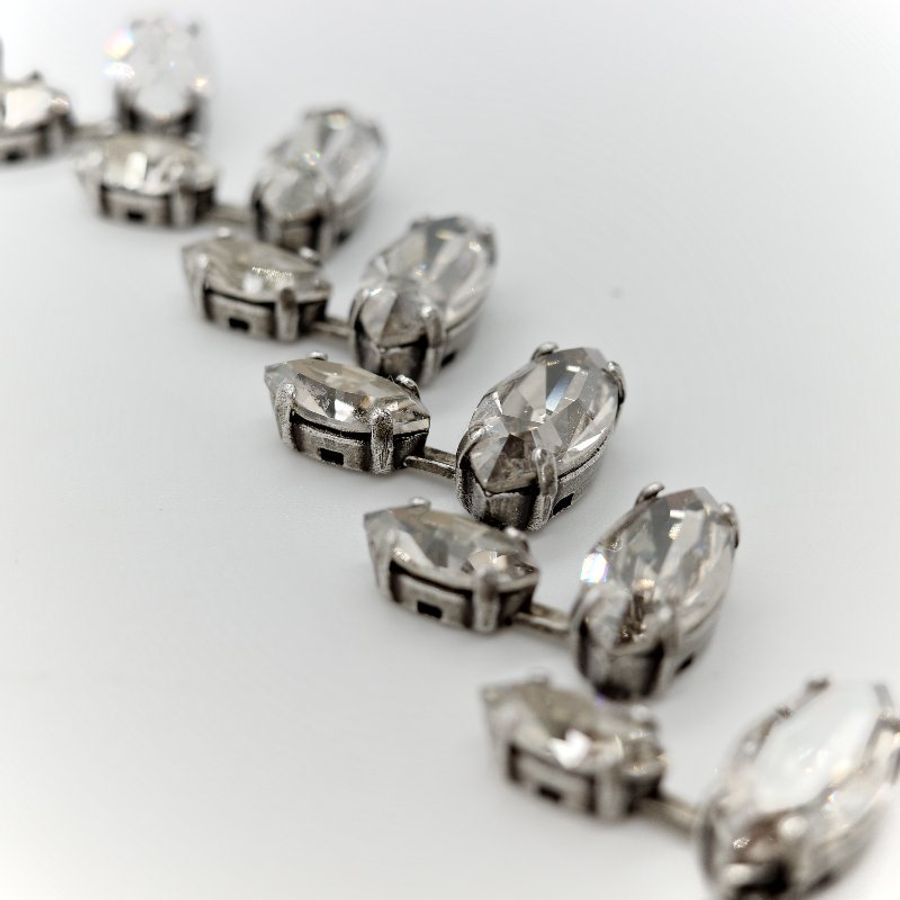 Dior 復古銀色 項鍊 Jadior 字母-7