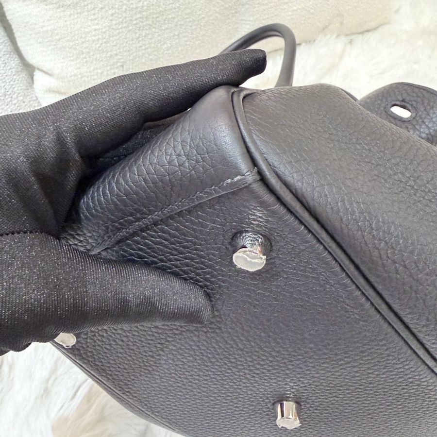 Hermes/ Lindy 26/ 黑銀/ Z刻-8