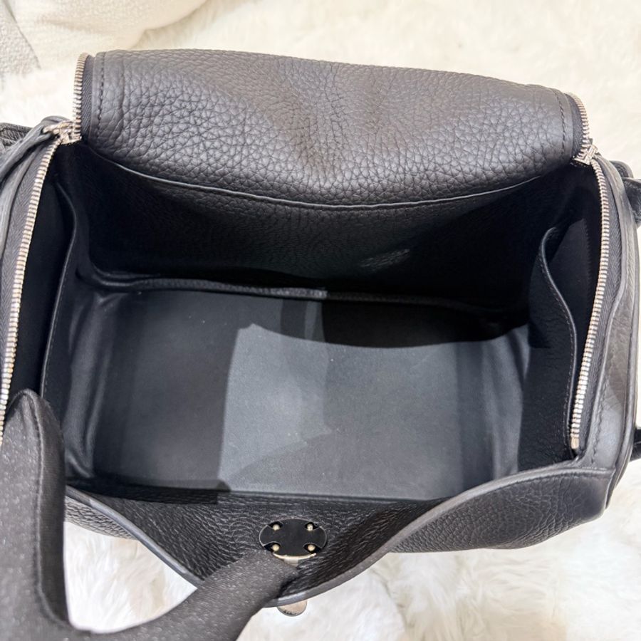 Hermes/ Lindy 26/ 黑銀/ Z刻-14