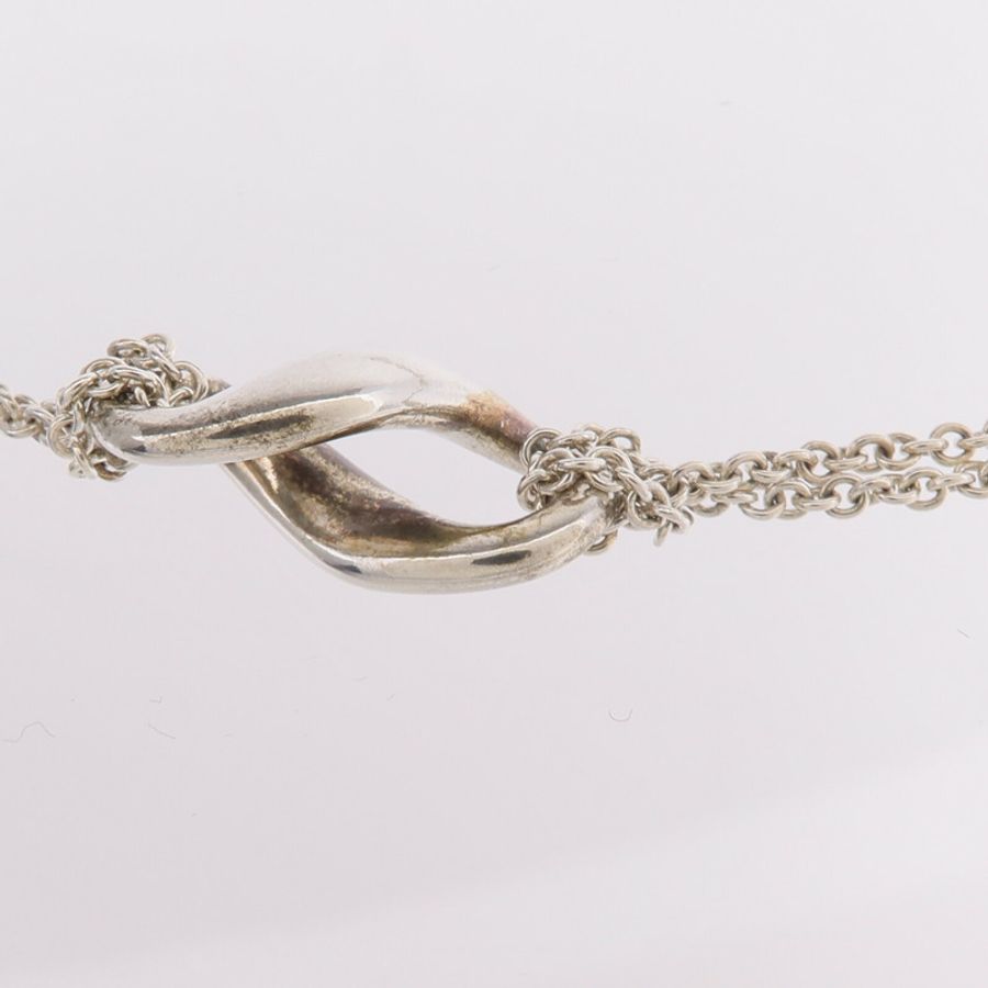 TIFFANY&CO 925純銀Infinity Necklace項鍊-8