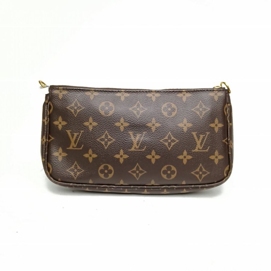 LOUIS VUITTON MultiPochetteAccessoires五合一綠肩帶老花PVC2020肩背包-2