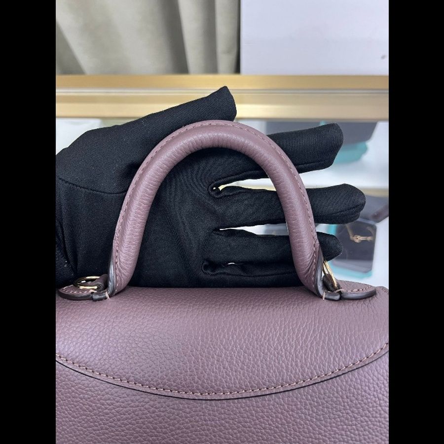 Moynat Gaby
莫奈 煙灰紫金扣手提包-11