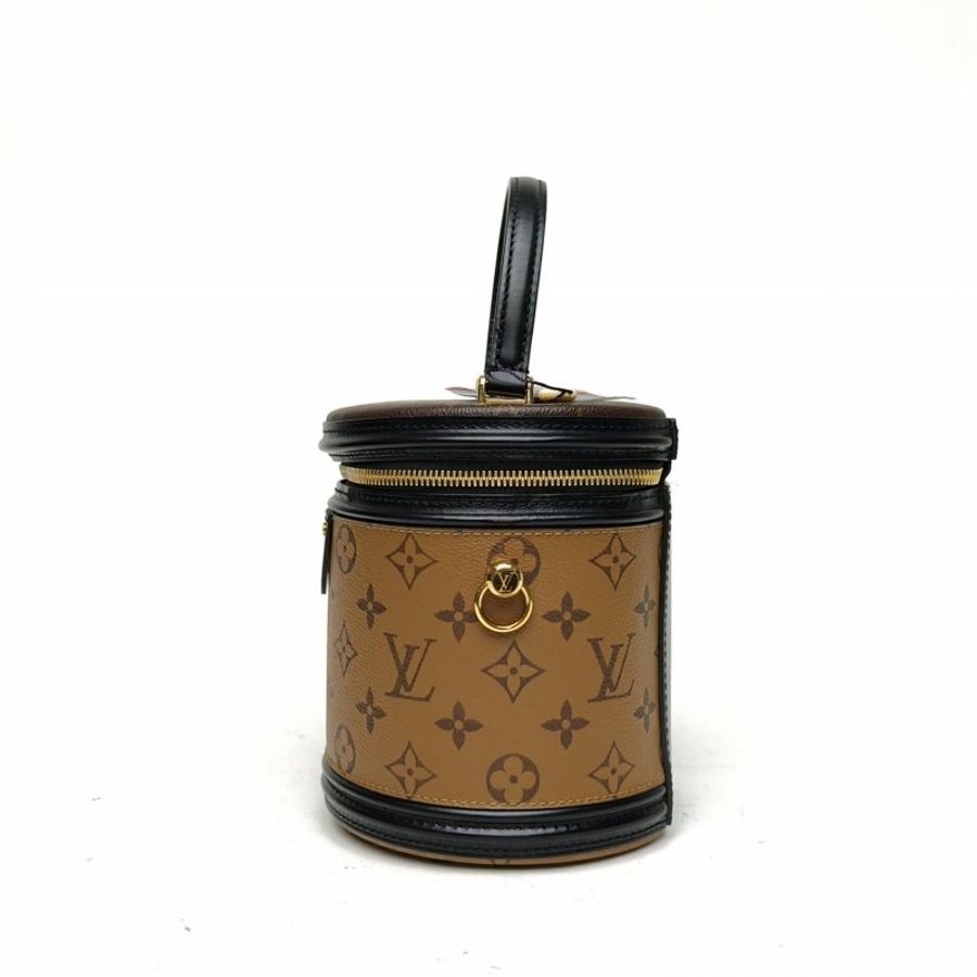 LOUIS VUITTON CANNES圓桶包拼色PVC2020老花肩背包-1