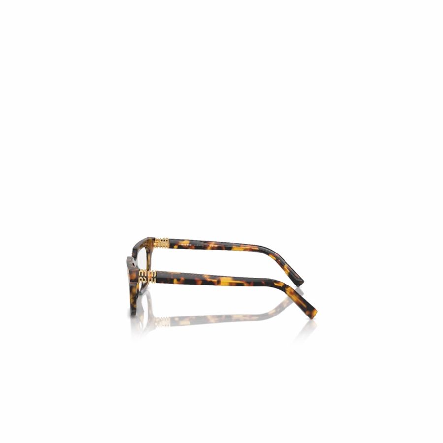 Miu Miu 女士 徽標平光鏡51 53碼橋寬: 1.8cm; 鏡腿長: 14cm; 鏡片直徑: 5.1cm<br>橋寬: 1.8cm; 鏡腿長: 14cm; 鏡片直徑: 5.3cm-1