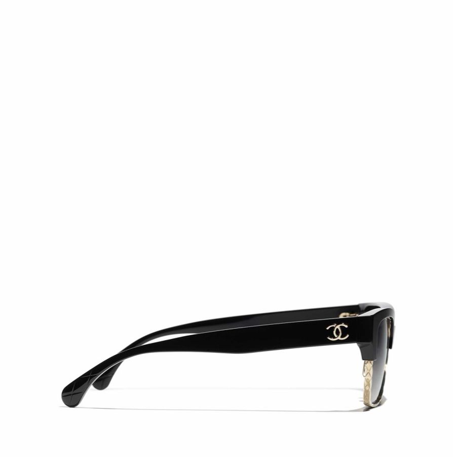 Chanel 女士 全框太陽鏡55碼橋寬: 1.8cm; 鏡腿長: 14cm-4