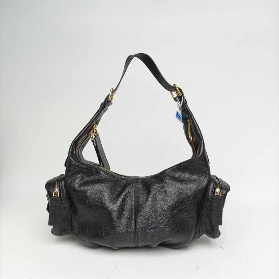 DIOR GrandTourMultipocket手袋大號黑色牛皮2025肩背包-0