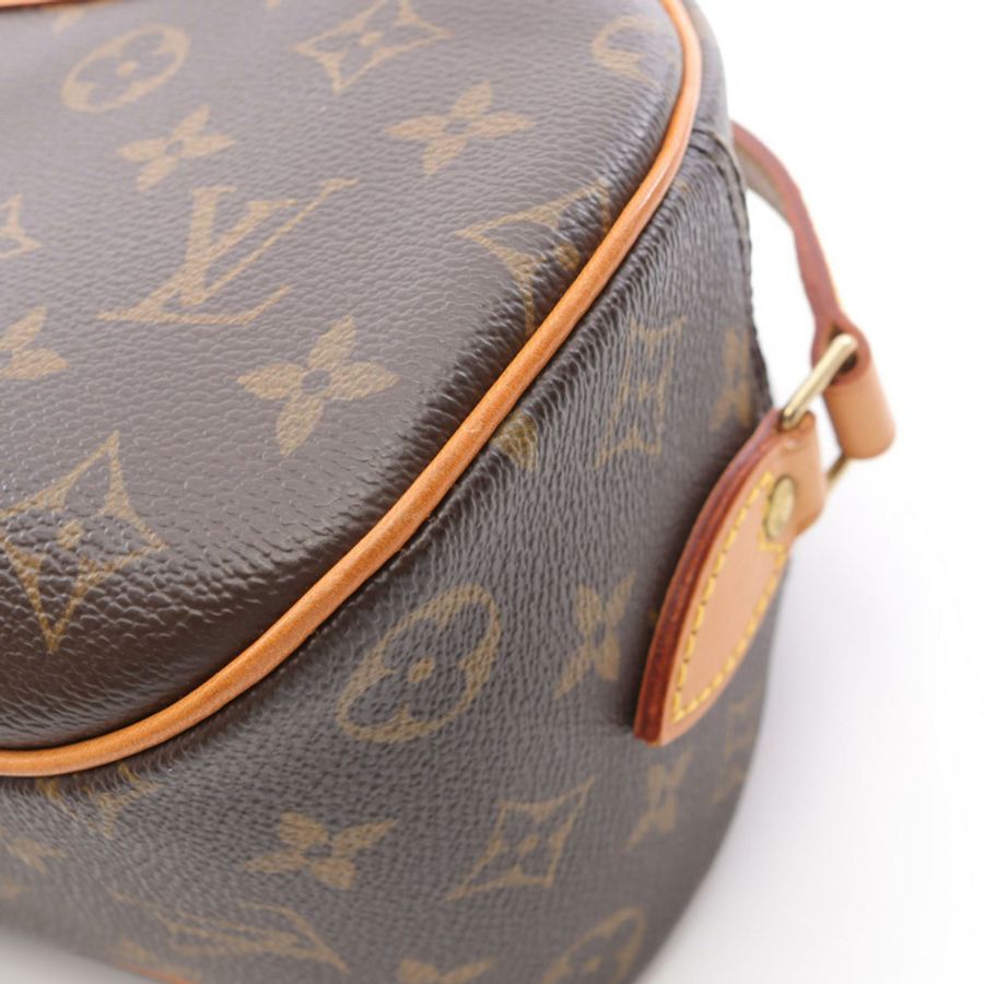 棕色 原花 帆布 Blois 肩背包【LOUIS VUITTON LV 路易威登】 M51221-5