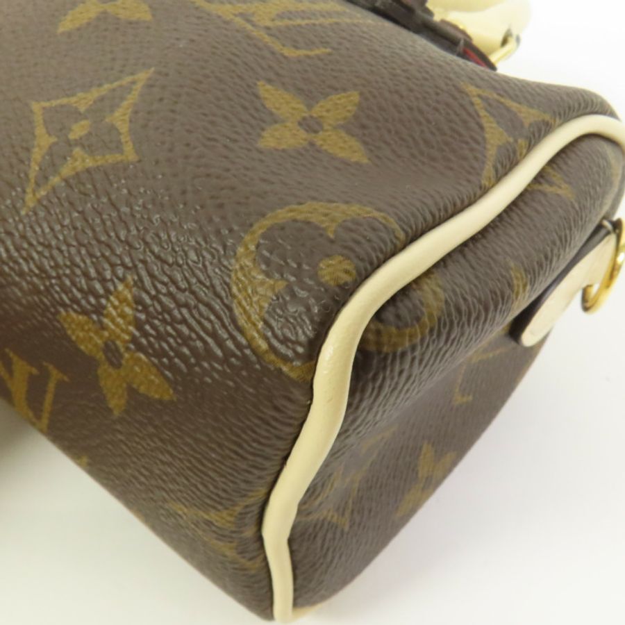LOUIS VUITTON Monogram Speedy Nano手挽肩背兩用袋-12