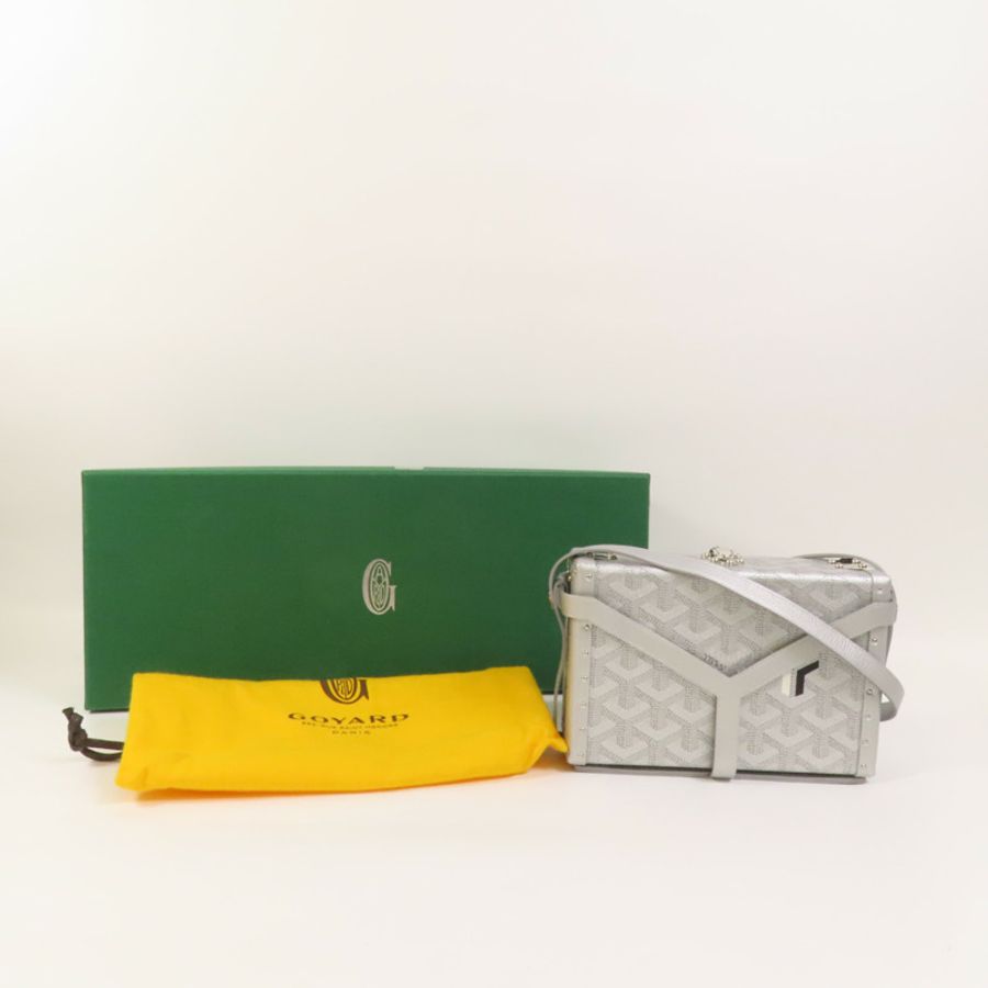 GOYARD 塗層帆布Minaudiere Trunk肩背袋-11