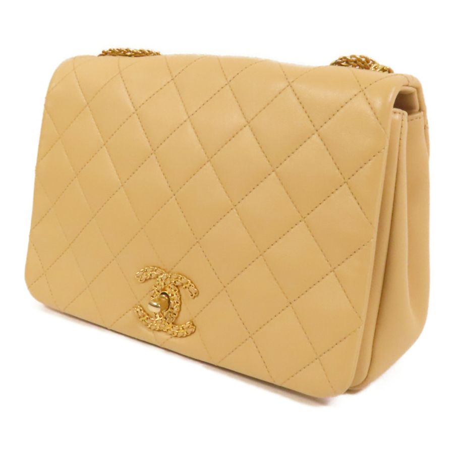 CHANEL 羊皮皮革Chain Shoulder Bag鏈帶肩背袋-2