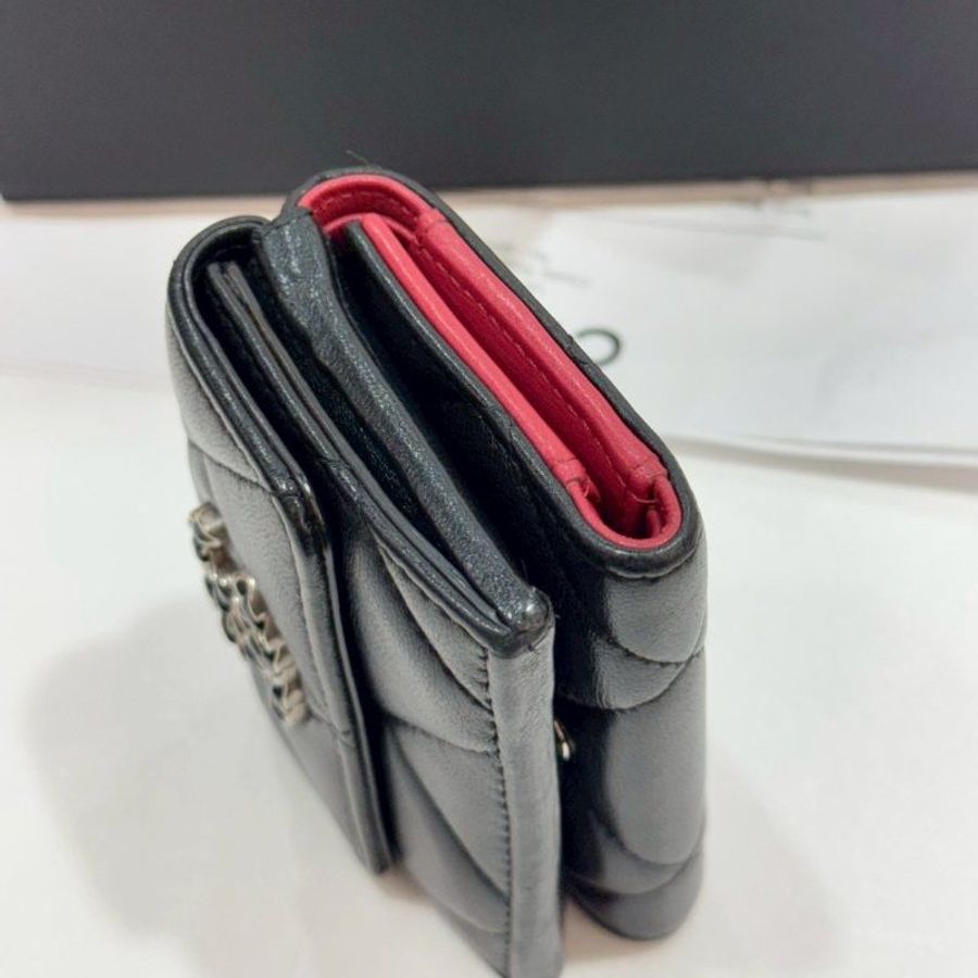 CHANEL 19系列 MINI 三折短夾/皮夾 AP1789 87成新-9