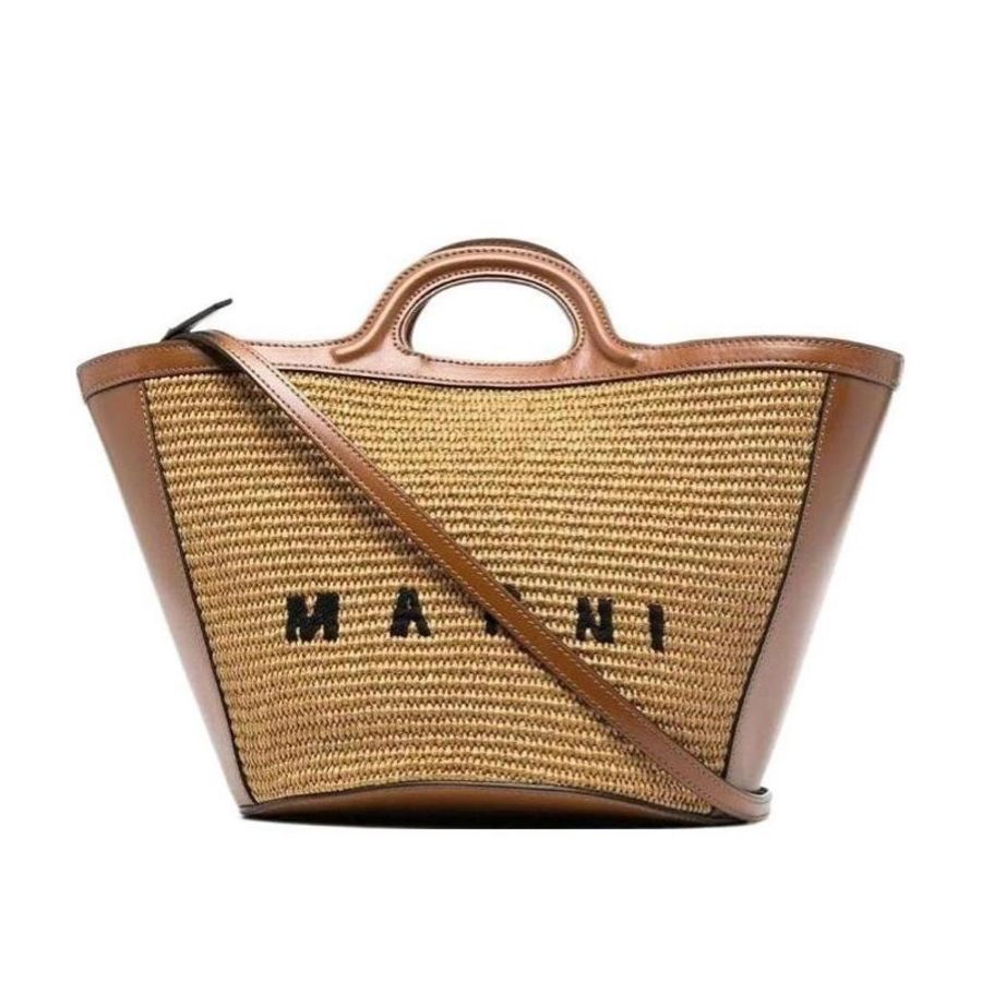 Marni 女士 TROPICALIA 小號單肩包均碼碼小號、40cm*21cm*27cm-0