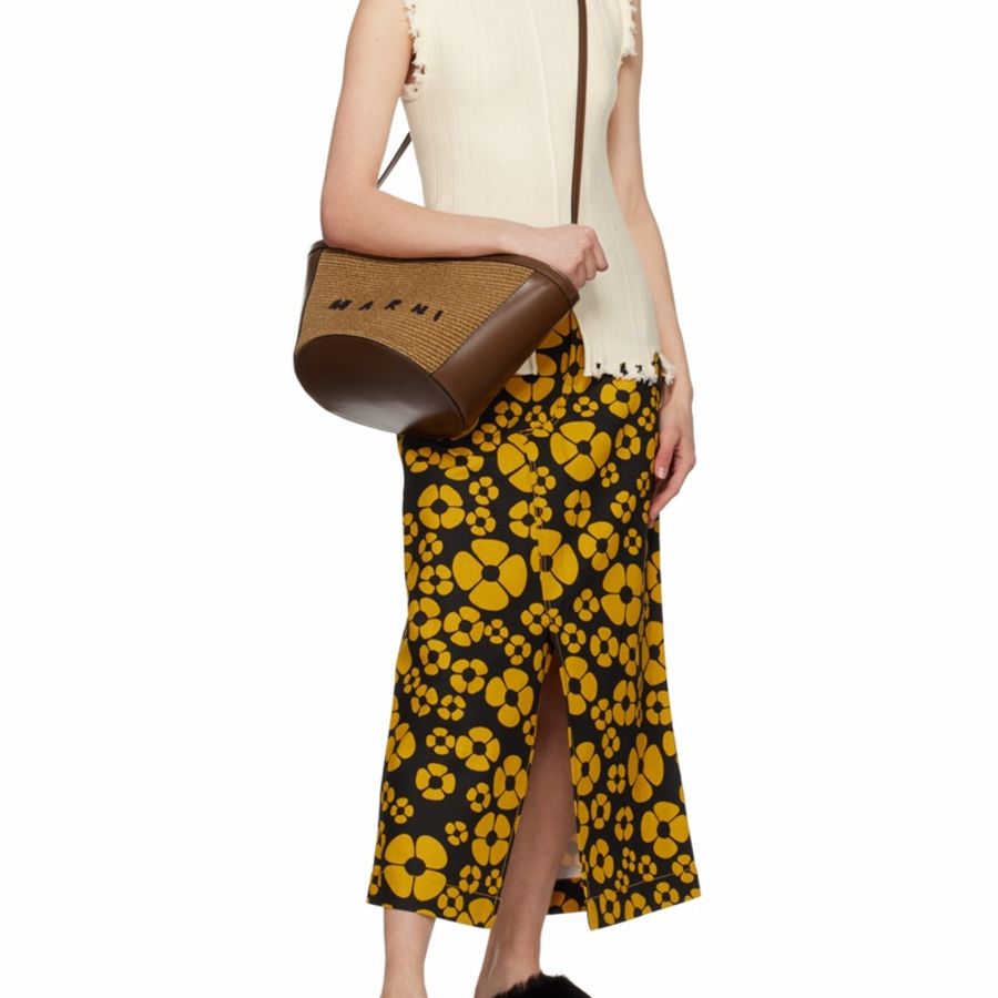 Marni 女士 TROPICALIA 小號單肩包均碼碼小號、40cm*21cm*27cm-5