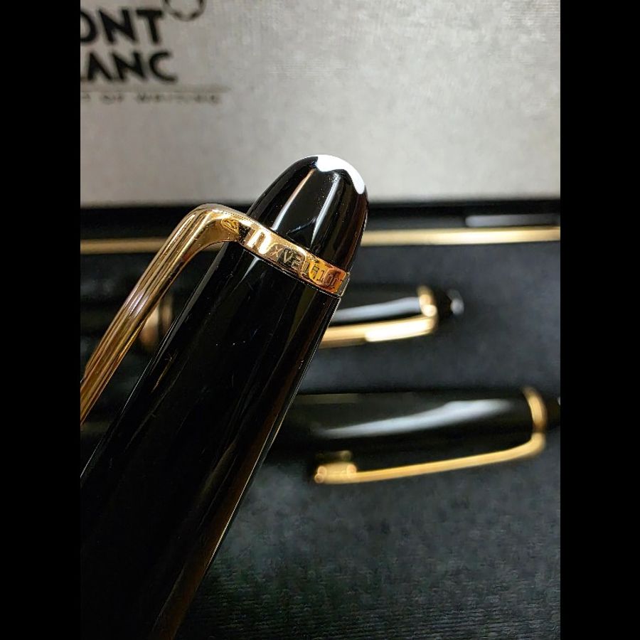套組出售|真品Montblanc Meisterstück Pix 萬寶龍鋼珠筆 自動鉛筆0.5mm 原子筆附盒-8