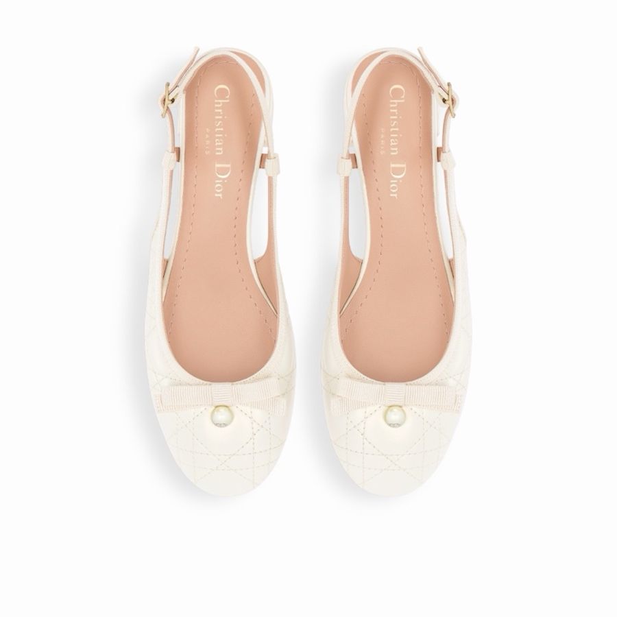 Dior 女士 Dior Ballet 露跟高跟涼鞋35 35.5 36 36.5 37 37.5 38 38.5 39 39.5 40 40.5 41 42碼跟高: 3cm-1