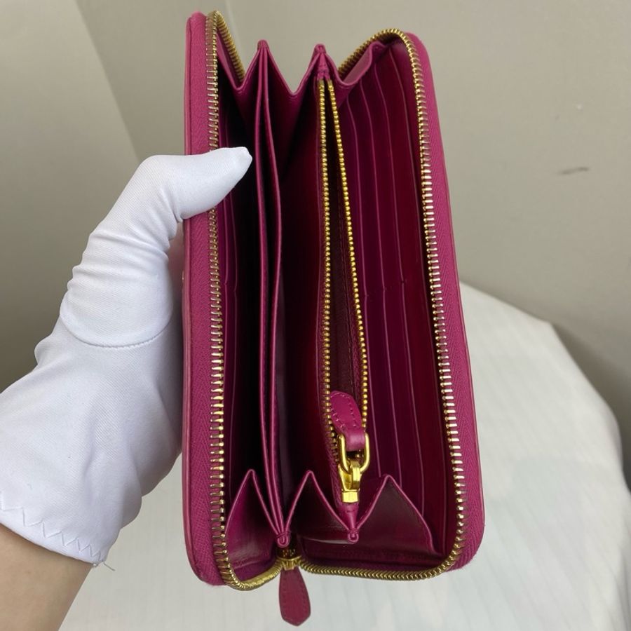 普拉达/Prada 桃紅色 牛皮 长 19 x 宽 2 x 高 10 cm-7